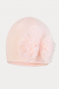 Czapka dziewczęca BROEL BALI różowa