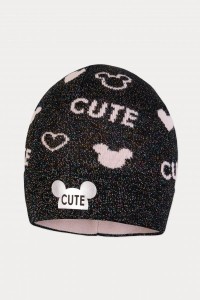 Czapka dziewczęca BROEL GISELLE czarna