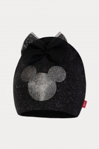 Czapka dziewczęca BROEL GAGA czarna/srebro