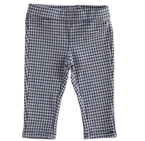 Leginsy dziewczęce iDO 4.3649/00 granatowa kratka