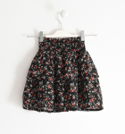 Spódniczka dziewczęca iDO 4.3968/00 czarna/kwiaty