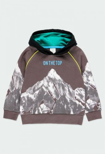 Bluza chłopięca BOBOLI 513100 grafitowa