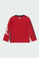 Koszulka chłopięca BOBOLI 503053 bordo