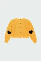 Sweter dziewczęcy BOBOLI 723169 żółty