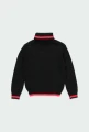 Sweter dziewczęcy BOBOLI 433235 czarny