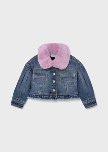 Kurtka dziewczęca MAYORAL 2431 jeans/róż