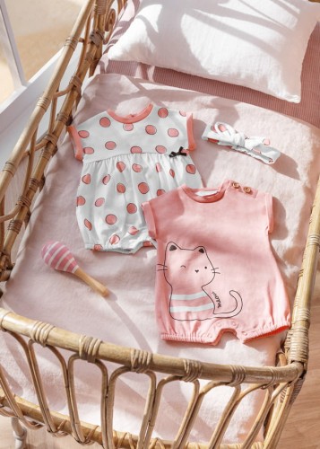 Rampersy dziewczęce MAYORAL 1615 biały/roż