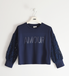 Bluzka dziewczęca iDO 4.4490/00 granatowa