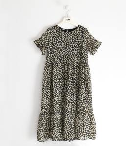 Sukienka dziewczęca iDO 4.4536/00 czarna/wzór
