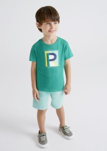Bermudy chłopięce MAYORAL 3255 miętowe