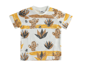 Koszulka chłopięca iDO 4.4673/00 biała/wzór