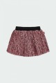 Spódnica dziewczęca BOBOLI 404097 różowa/panterka