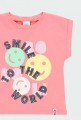 Bluzka dziewczęca BOBOLI 424066 różowa