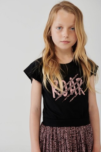 Bluzka dziewczęca BOBOLI 404154 czarna