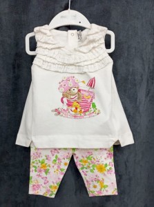 Komplet dziewczęcy MAYORAL 1546 różowe kwiatki