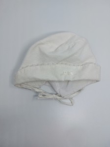 Czapka dziewczęca BROEL RUFI kremowa