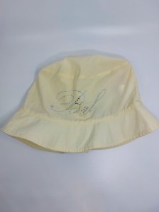 Kapelusz dziewczęcy BROEL tamara żółty