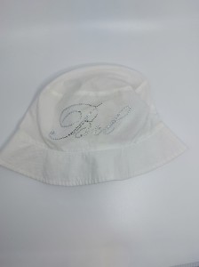 Kapelusz dziewczęcy BROEL tamara biały