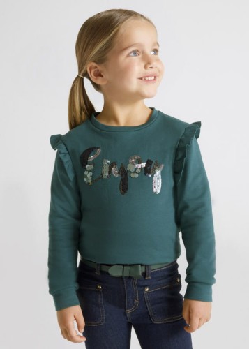 Bluza dziewczęca MAYORAL 4476 ciemna zieleń