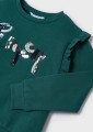 Bluza dziewczęca MAYORAL 4476 ciemna zieleń