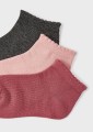 Skarpetki dziewczęce MAYORAL 10325 grafit/róż