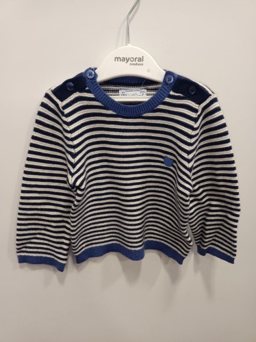 Sweter chłopięcy MAYORAL 2303 granatowe paski