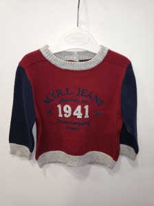 Sweter chłopięcy MAYORAL 2363 granat/bordo