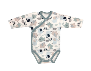 Body niemowlęce LAFEL słonik 37736 niebieskie
