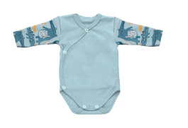 Body niemowlęce LAFEL crocodiles 34322 niebieskie