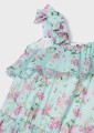 Kombinezon dziewczęcy MAYORAL 3842 mięta/kawiaty