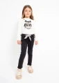 Spodnie dziewczęce MAYORAL 3509 czarny jeans