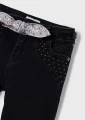 Spodnie dziewczęce MAYORAL 3509 czarny jeans