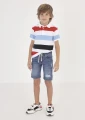 Bermudy chłopięce MAYORAL 6258 jeansowe