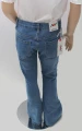 Spodnie dziewczęce dzwony jasny jeans