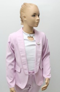 Marynarka dziewczęca liliowa