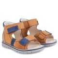 Sandały chłopięce EMEL E2220-25 karmelowe