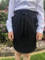 Spódnica dziewczęca czarna wiązana