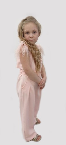 Kombinezon dziewczęcy ANBOR różowy