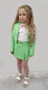 Żakiet dziewczęcy ANBOR seledynowy