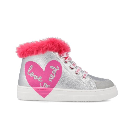 Buty dziewczęce AGATHA RUIZ DE LA PRADA 231940 srebrny-fuksja