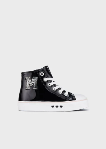 Buty dziewczęce lakierowane MAYORAL 46.400 czarne
