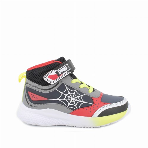 Buty chłopięce PRIMIGI 4969200 szare, czerwone