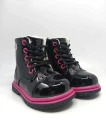 Buty dziewczęce WOJTYŁKO 1Z24119C czarne