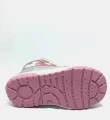 Buty dziewczęce WOJTYŁKO 3Z24099 srebrne, różowe