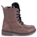 Buty dziewczęce EMEL EV2747A-1 beżowe kropki