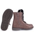 Buty dziewczęce EMEL EV2747A-1 beżowe kropki