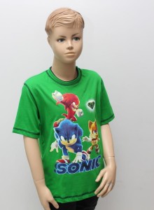 Koszulka dziecięca Sonic zielony