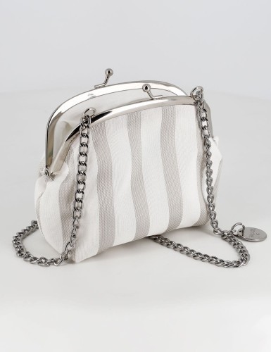 Torebka dziewczęca ABEL&LULA 5466 srebrne paski