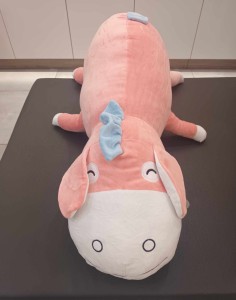 Osioł pluszowy różowy , miętowy 90 cm