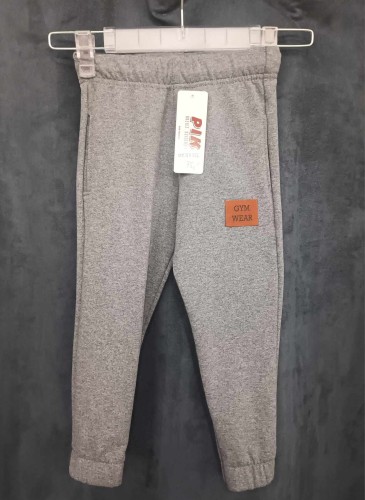 Ocieplane spodnie dresowe szare